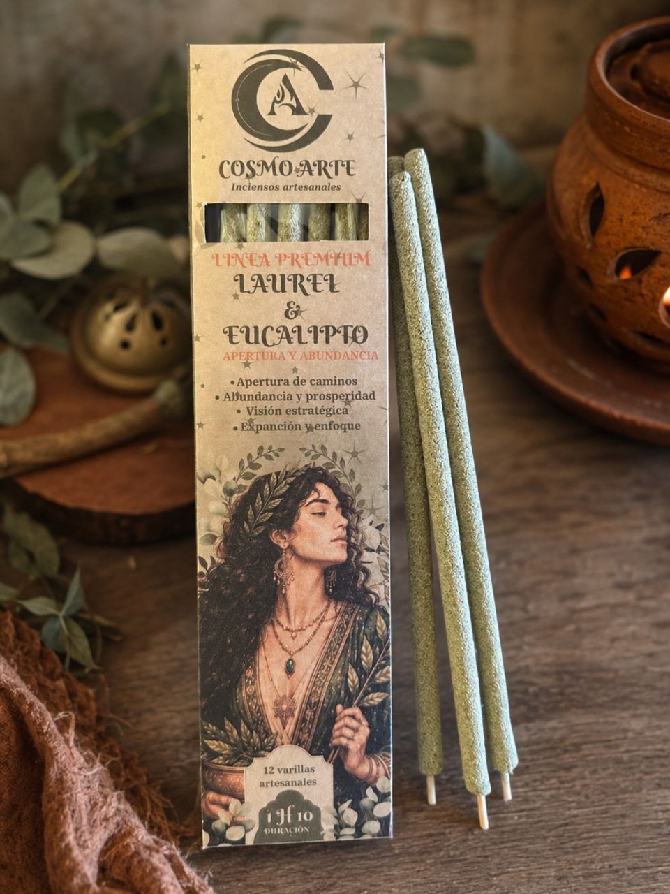 INCIENSO DE LAUREL Y EUCALIPTO